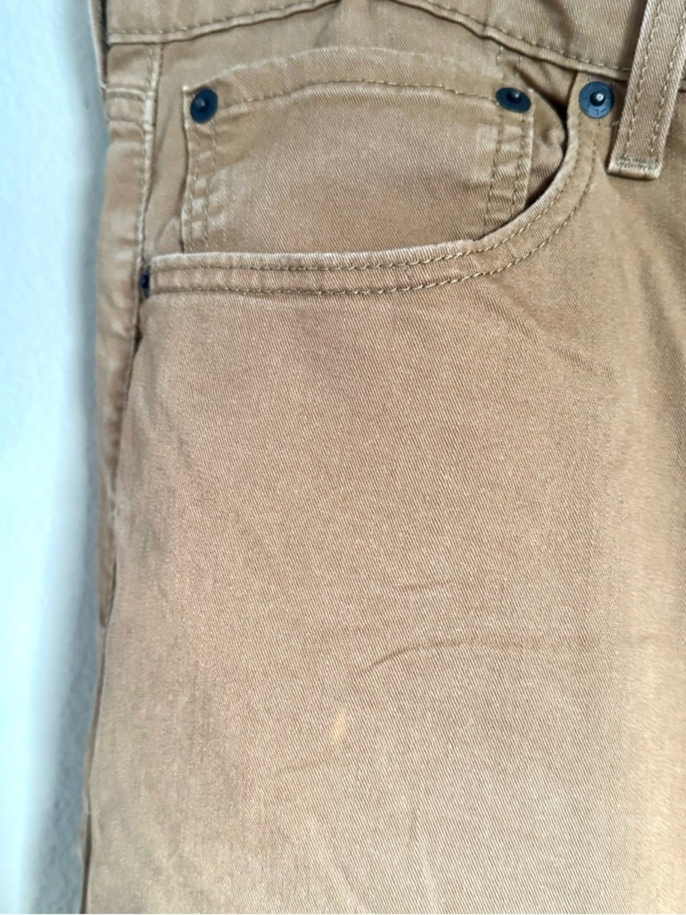 Levi’s MENS 505 Regular Fit Straight Jeans Carraway Tan Size 40x32 - Picture 4 of 8